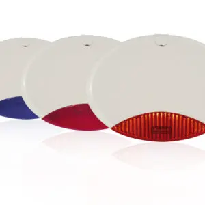 AMC ISIDE 140-WR sirena autoalimentata colore bianco - comandi separati e riporto stato impianto/allarme - lampeggiante rosso alta luminosità programmabile
