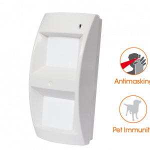 AMC SOUTDOOR/T sensore a tripla tecnologia, antimascheramento - pet immune - programmabile  da PC - EN 50131 2/4