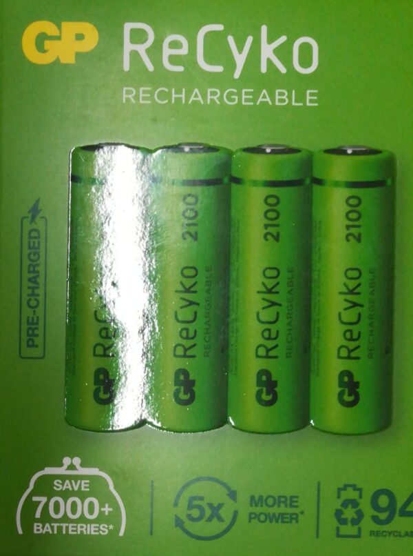 Pacco Batteria Wisdom (4 PZ) da 1.2V 2100mAh  per centrale Wisdom