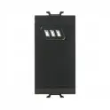 Bentel Eclipse 2 Cover - Gewiss  Chorus Nero ECL2C-CN