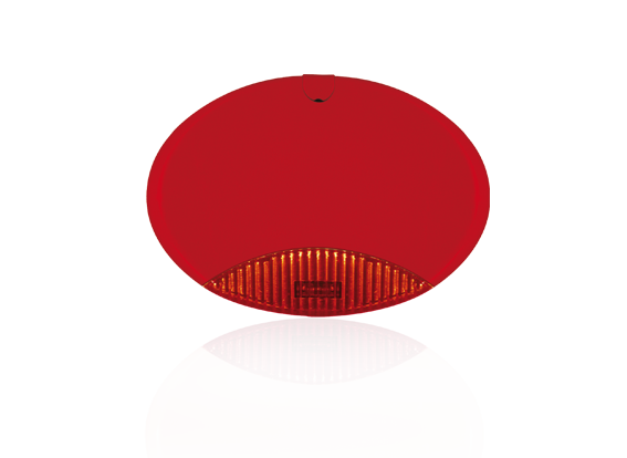 AMC ISIDE 140/24V sirena colore rosso - lampeggiante rosso - alimentazione  24V