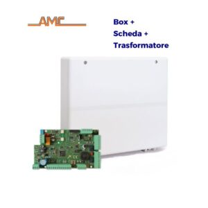 AMC X 412 V centrale 4 ingressi espandibile a 16 telegestibile  via Cloud tramite IP e GPRS/3G/4G +APP - con videoverifica