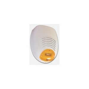 AMC SR CIVETTA sirena  senza elettronica, colore bianco con gemma colore arancio