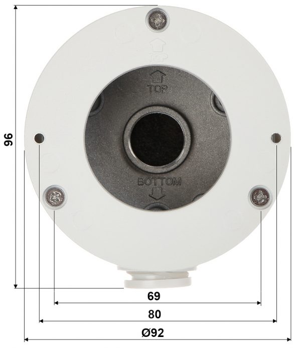 Dahua PFA731 Box di giunzione per PTZ1C203UE-GN