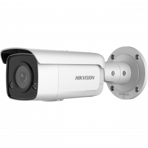 HikVision DS-2CD2T46G2-ISU/SL(4mm) EASY IP 4.0 ACUSENSE, BULLET IP OTTICA FISSA, 4MP CON LUCI STROBOSCOPICHE E ALLARME