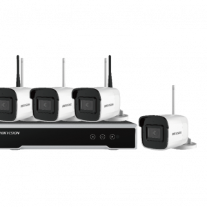 Hikvision NK44W0H-1T(WD) KIT WI-FI 4MP COMPOSTO DA N.4 TELECAMERE BULLET + N.1 NVR 4 CANALI