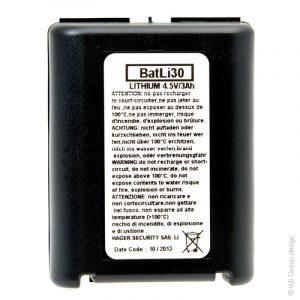 DAITEM BatLi30 Batteria a litio 4,5 V 3 Ah per allarme radio