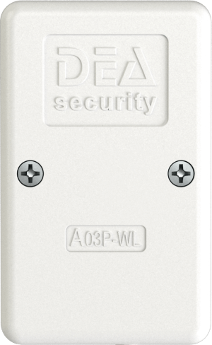 DEA SN-A03P-WL Rivelatore d'impatto piezodinamico per muri“ BIANCO - SOSTITUISCE A03AS