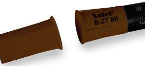Contatto magnetico da incasso con corpo in plastica.