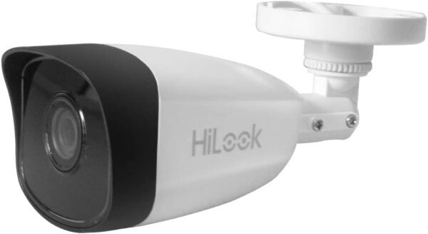 HiLook By Hikvision IPC-B121H-M - Telecamera di rete IP PoE da 2,8 mm, con visione notturna IR da 30 m, colore: Bianco