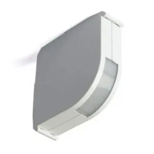 MY NICE MNCPIR2AA Rivelatore di transito a doppio infrarosso, portata 8m 5?, con lente a tenda verticale e funzione antiaccecamento, radio bidirezionale Dual Band. Colore bianco
