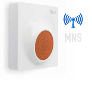MY NICE MNS Sirena radio bidirezionale Dual Band per esterno con messaggi vocali e lampeggiante a LED