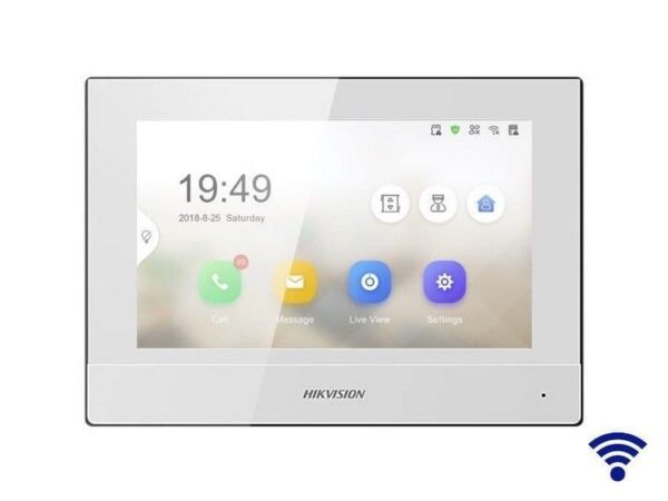 DS-KH6320-WTE1-W Postazione da interno IP 7" colore Bianco - Hikvision