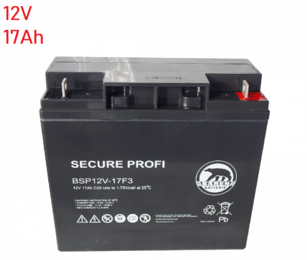 BA-1217 Batteria Ricaricabile 12V 17Ah