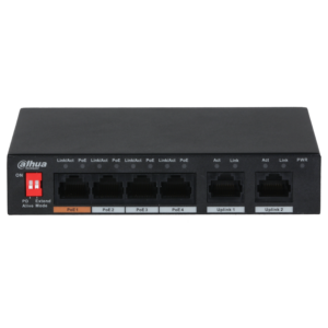 DAHUA PFS3006-4ET-60-V2 Switch L2 unmanaged 6 porte (4 PoE 60 W)