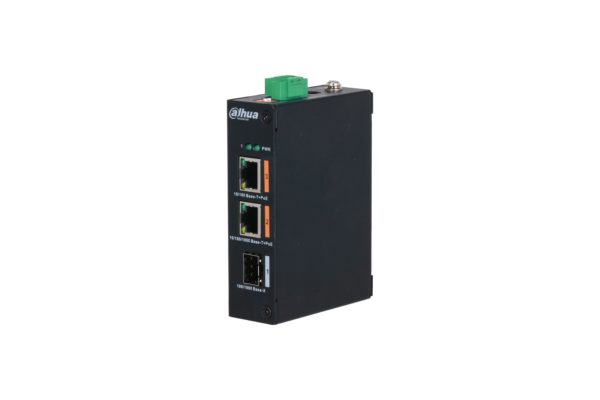 DAHUA PFS3103-1GT1ET-60-V2 Switch hardened unmanaged 3 porte (2 PoE 60 W)