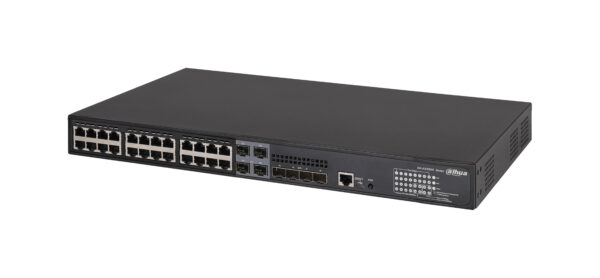 DAHUA AS5500-24GT4XF-370 Aggregation switch PoE L3 managed 24 porte GE