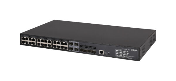 DAHUA AS5500-24GT4XF-370 Aggregation switch PoE L3 managed 24 porte GE