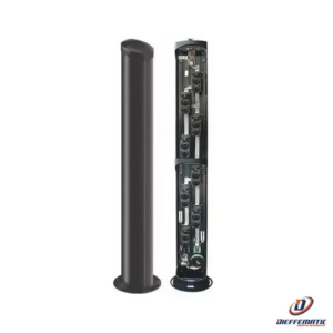 POLITEC MANAIRSMA101002R Colonna TERMINALE 2 Raggi doppia ottica RX H 100 cm. Alimentatore 230V incluso.