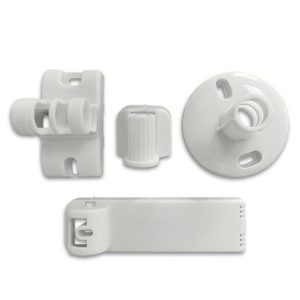 Risco RA107S000000A - Tenda da esterno radio e filo - Snodo da soffitto e da parete, 180°