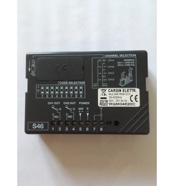 RICEVENTE RADIO S46 CARDIN MINI BICANALE