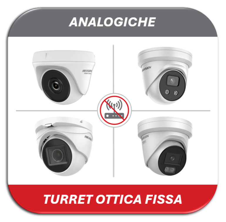 AN TURRET OTTICA FISSA HIKVISION