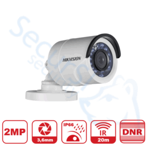 HIKVISION DS-2CC12D5S-IR - Telecamera Analogica Bullet 2MP HDTVI - Ottica Fissa (3.6mm)