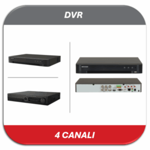 DVR 4 CANALI HIKVISION