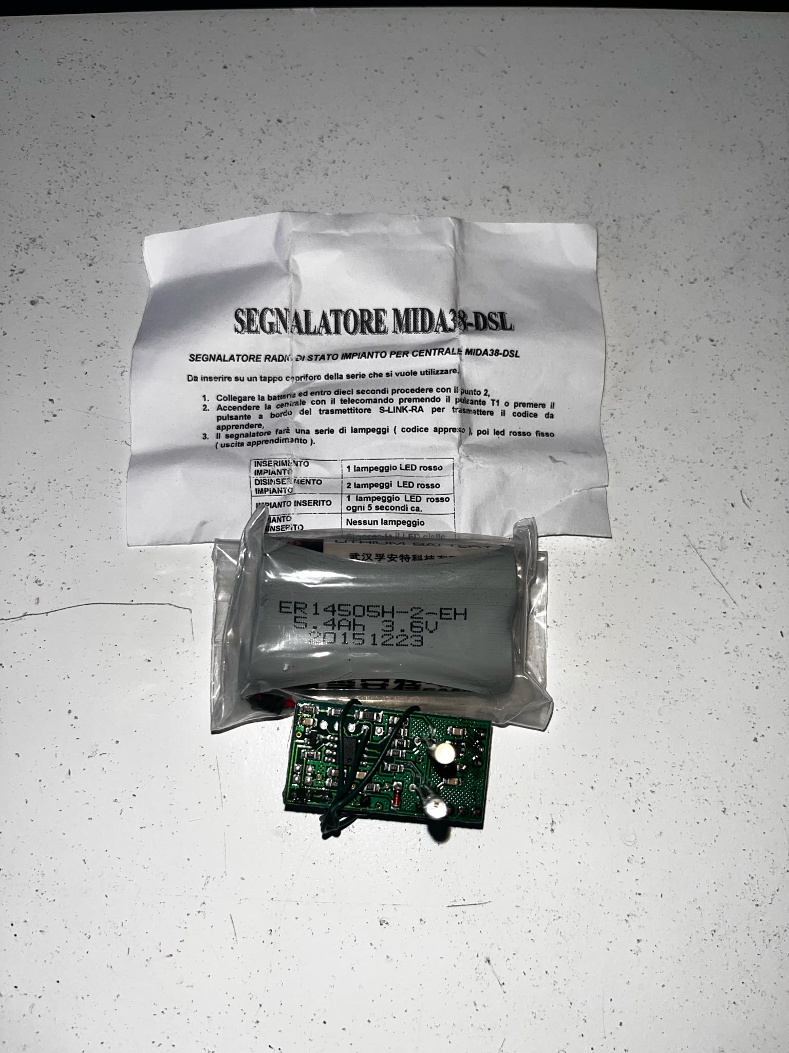 SEGNALATORE MIDA-38 DSL