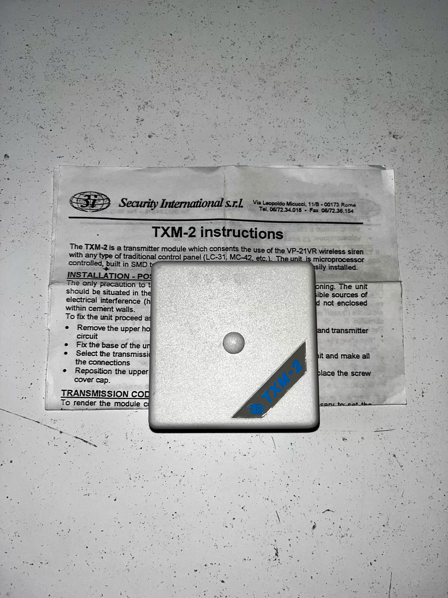 Trasmettitore TXM-2