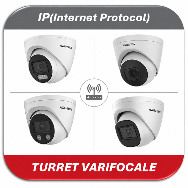 IP TURRET VARIFOCALE HIKVISION