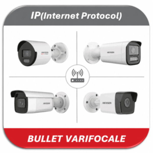 IP BULLET VARIFOCALI HIKVISION