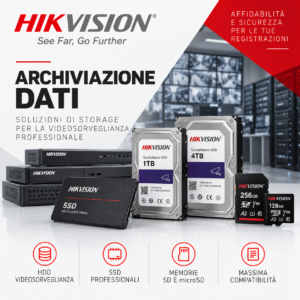 HIKVISION Archiviazione Dati